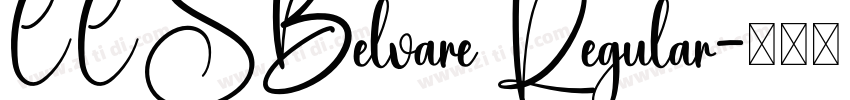 CCSBelvare Regular字体转换 CCSBelvare Regular字体转换